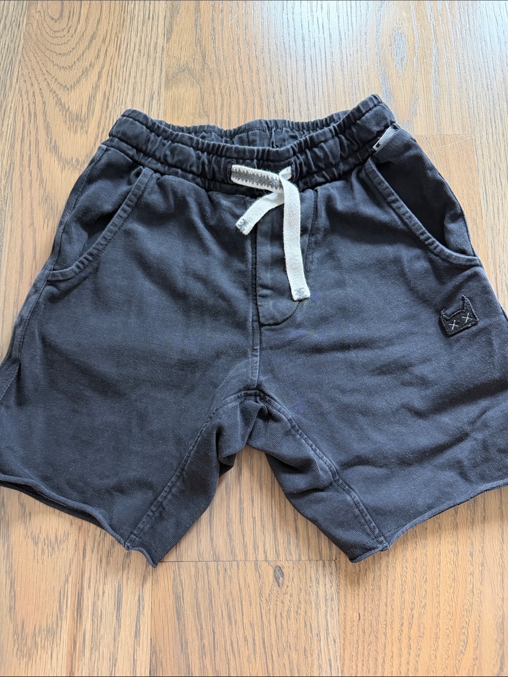 Munster Charcoal Drawstring Kids Shorts